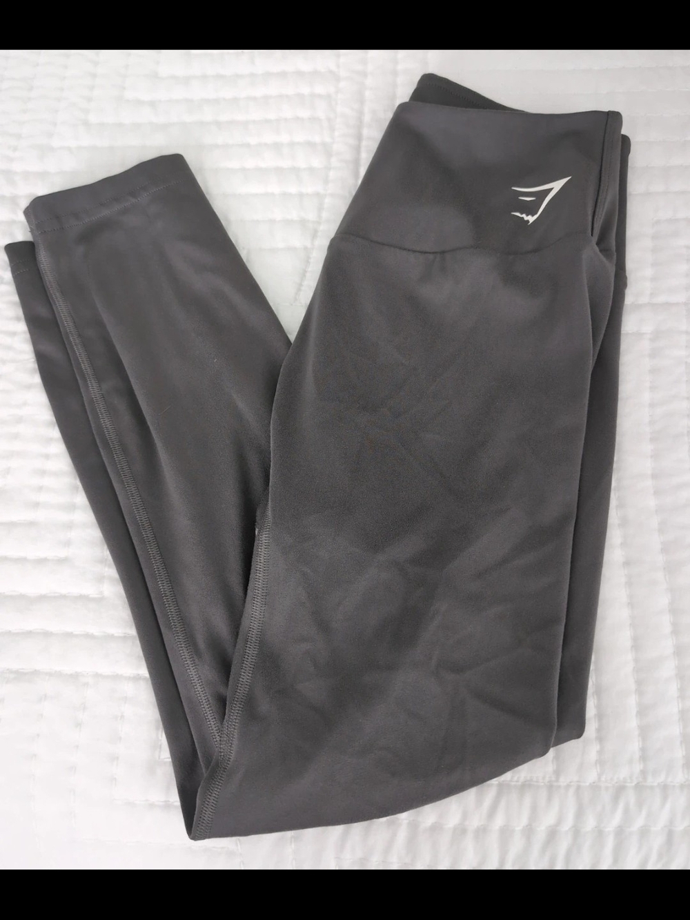 Gymshark Mid-Rise Performance Leggings - Dark Gray Size M